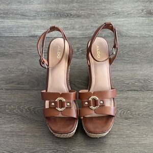 Aldo Women's Elegant Brown Sandals